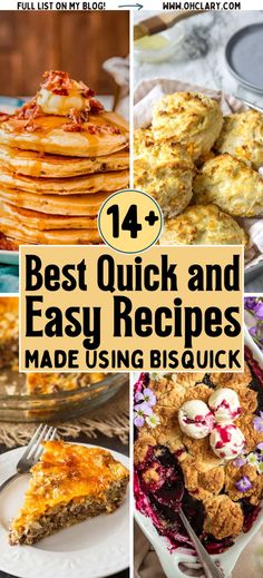 the best quick and easy recipes made using biscuits for breakfast or brunch