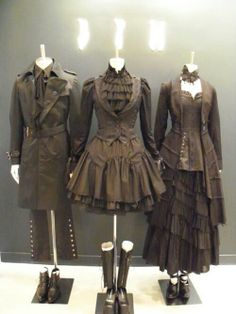 Steampunk fashion Moda Steampunk, Gothic Mode, Mode Steampunk, Fest Outfits, Steampunk Ideas, Steampunk Victorian, Steampunk Costume, Victorian Steampunk, Steampunk Clothing