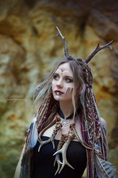 Mo Mehr Larp Costume, Fantasy Photography, Witch Costume, Beltane, Warrior Princess, Halloween Make, Costume Makeup