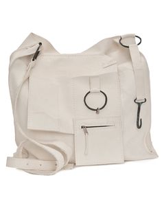 DescriptionOversized white culatta leather shoulder bag an oversized unstructured shoulder bag, cut from a butter soft 1.2mm vegetable tanned albino culatta leather, with a visible layer of subdermal cordovan. the off white leather features an array of grain and scarring to give some depth to the bag. the unlined leather bag features overlocked hand stitched sides in a tonal 0.6mm hand waxed Japanese linen thread, deconstructed side panels with our unique lock stitch and our signature lock key c Lock Stitch, Linen Thread, Sustainable Bag, Raw Leather, Hand Wax, Iron Hardware, Design Bags, Scarring, Leather Box