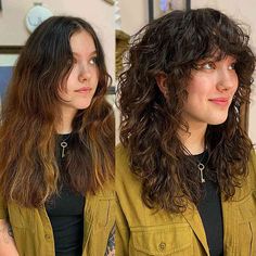 2b Haircut Long Layers, Wavy Shag Haircut No Bangs, Wavy Shag Haircut With Bangs, Haircut For Long Curly Hair For Women, Shag Haircut With Bangs Curly, Shag Hairstyles Thick Wavy Hair, Medium Shag Haircuts Wavy Hair, Shag Wavy Haircut, Medium Wavy Haircuts With Layers