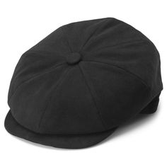 Maso Black Moda Newsboy Cap | In stock! | Fawler Painter Hat, Flat Caps, Hat Size Chart, Peaked Cap, Soft Autumn, Cotton Hat, Quality Hats, News Boy Hat, Newsboy Cap