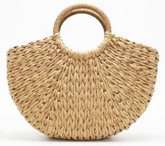 Handmade Beach Bag Round Straw Totes Bag Large Bucket Summer Bags  、No lining With lining Round Straw Bag, Rattan Handbags, Summer Purses, Everyday Purse, Straw Beach Bag, Straw Tote Bag, Straw Handbags, Rattan Bag, Straw Bags