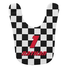 Sports Typography, Motocross Birthday Party, Racing Baby, Race Car Driving, Race Car Birthday, Dribble Bibs, Checkered Flag, Baby Birthday Party, Auto Racing