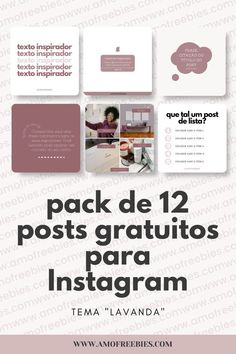 the back cover of an instagramtion pack with text and images on it, including two