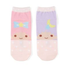 Wrap your feet in comfort and cuteness with Sanrio Little Twin Stars Socks! Featuring delightful imagery of Kiki and Lala, these cozy socks are perfect for any fan. Stay warm and stylish while showcasing your love for Sanrio's beloved characters. Cute Multicolor Socks, Cute Super Soft Socks For Playtime, Cute Soft Pink Socks, Cute Super Soft Socks For Stocking Stuffers, Comfortable Pink Socks For Playtime, Kiki And Lala, Sanrio Little Twin Stars, Socks Collection, Twin Stars