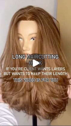 Layers On Really Long Hair, Step Layer Haircut For Long Hair, Shaggy Bob For Fine Hair Choppy Hairstyles Layered Haircuts Long, Low Layers Haircut, Voluminizing Haircuts, Cut Long Layers At Home, Diy Long Layers Haircut At Home, How To Cut Long Layers Yourself, How To Cut Long Layers