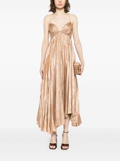 Acler Rothbury midi-dress - Farfetch Taupe Outfit, Bohemian Wedding Guest, Wedding Guest Looks, Yoko London, City Dress, Color Crush, Summer Beach Wear, Modern Bride, Lady Dior