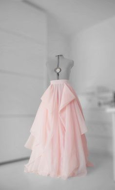 Absolutely gorgeous layered draped blush wedding skirt! Perfect choice for your special day or photo session. I can make it all colors. What you have to send when you place an order: 1. Waist round measurement (cm or inch) 2. Straight line from waist to floor. This is not skirt length. 3. If you want to change the color. 4 Phone number for delivery. NOTE: Real colors can't be 100% same as the pics because of camera and monitor effect! ALL SALES FINAL. This shop is custom shop so when you place a Elegant Tulle Flared Maxi Skirt, Elegant Flared Tulle Maxi Skirt, Elegant Pink Prom Skirt, Elegant Tulle Skirt With Ruffles, Evening Organza Ruffled Skirt, Evening Ruffled Organza Skirt, Prom Organza Full Skirt, Full Organza Prom Skirt, Prom Full Skirt In Organza