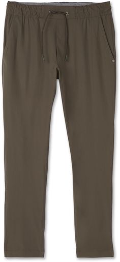 Polished enough for the office and comfortable enough for the weekend  the men's Vuori Meta Elastic Waist pull-on pants are made from a sweat-wicking  quick-dry stretch knit for life on the move. Op Logo, Mens Travel, Travel Pants, Mens Items, Elastic Waist Pants, Rei Co-op, Mens Pants Casual, Pull On Pants, Waist Pants