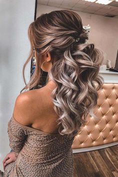 Bridesmaid Hair Half Up, Graduation Hairstyles, Hair Homecoming