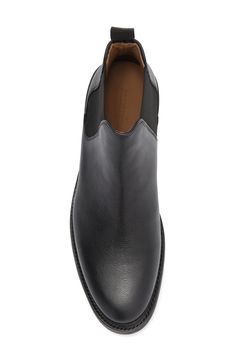 Smooth leather brings a luxe finish to this pair of chelsea boots lofted by a sturdy sole for comfort. Leather upper/synthetic lining/rubber sole Imported Tumi Luggage, Men In Black, Chelsea Boots Men, Allen Edmonds, Fall Accessories, How To Make Shoes, Cold Weather Accessories, Chelsea Boot, Wren