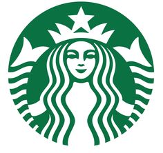 the starbucks logo is made out of coffee stains