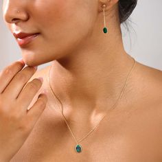 Elevate your elegance with Rachel Galley's exquisite Roma Pendant in 9K Gold. Showcasing a captivating choice of mother of pearl, malachite, or carnelian, this necklace is a perfect expression of love and style. Crafted in 9K yellow gold and weighing 1.7 grams, it's a meaningful and timeless piece that adds a touch of sophistication to any jewellery collection.Weight 1.7 gramsNecklace Size 18.0 inches Formal Green Onyx Gemstone Jewelry, Elegant Gold Necklace With Green Onyx, Yellow Gold Green Onyx Gemstone Jewelry, Elegant Green Onyx Gemstone Jewelry, Elegant Green Onyx Jewelry For May Birthstone, Elegant Green Onyx Pendant Necklace, Gift Yellow Gold Emerald Necklace With Natural Stones, Delicate Chain Emerald Necklace For May Birthstone, Emerald Gemstone Necklace For May Birthstone