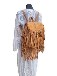 Western Backpack, Suede Backpack, Cowgirl Gifts