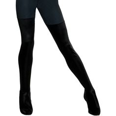 Turn heads dressed in the Catwoman Costume. This one piece bodysuit will hug your body in all the right places and have people turning their heads. The all black ensemble is perfect to give you a mysterious look. Whether you are going to a costume party, or to a more energized event, this piece will show everyone you are ready for a good time! Sleek High Stretch Black Unitard, Black Elastane Unitard For Night Out, Sleek High-stretch Black Unitard, Sleek Black Elastane Tights, Black Fitted Legwear For Party, Sleek Black Unitard For Parties, Fitted Black Legwear For Party, Stretch Hosiery For Cosplay, Fitted Black Elastane Tights