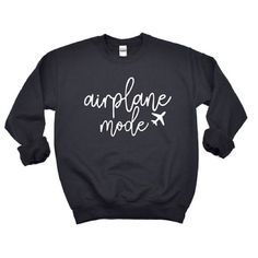 Such A Cute Soft Custom Crew Neck Sweatshirt. Very Soft Inside. This Is A Size Medium . True To Size. Cozy And Comfy! Airplane Mode! Beautiful Navy Color. Gildan Heavy Blend. Airplane Mode, Navy Color, Navy Tops, Crew Neck Sweatshirt, Sweaters For Women, Crew Neck, Size Medium, Navy, Sweatshirts