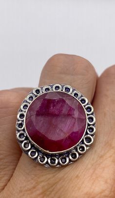 Vintage Raw Pink Ruby Deco Silver Cocktail Ring https://www.etsy.com/listing/1265198696/vintage-raw-pink-ruby-deco-silver?utm_source=crowdfire&utm_medium=api&utm_campaign=api Bohemian Round Ruby Gemstone Ring, Hand Forged Ruby Ring, Hand Forged Round Ruby Rings, Artisan Ring With Bezel Setting, Handmade Bohemian Ruby Ring, Hand-forged Round Ruby Ring Gift, Handmade Silver Round Ruby Ring, Untreated Round Ruby Ring Gift, Untreated Ruby Ring Gift