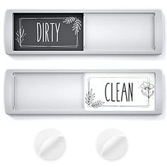 Clean Dirty dishwasher magnet sign Nice Office, Dishwasher Sign, Clean Dirty Dishwasher Magnet, Home Farmhouse Decor, Dishwasher Magnet, Cream White Color, Kitchen Clean, Commercial Dishwasher, Kitchen Organizer