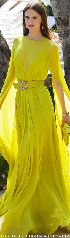 Elie Saab Autumn Winter 2022 2023, Ellie Saab 2022, Elie Saab Fall 2022 Couture, Elie Saab 2022 Haute Couture, Elie Saab Yellow Dress, Designer Resort Wear, Bollywood Outfits, Stunning Gowns, Vintage Couture