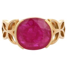 Oval Cut Ruby Cocktail ring in 18K Gold which perfectly goes with your personality and also helps you to improve your energy and sensuality. Designed with oval cut ruby in center and metal engraving that makes it a perfect fit to wear it on your wedding or Christmas or any other occasions, you can style it with any of your basic outfit to give it a glam. This is a great bridesmaid, wedding or Christmas gift for anyone on your list. This is a perfect July Birthstone Jewelry also perfect Handmade Jewelry, Bridal Shower Gift, Valentine Gift, Gift For Sister, Mother Daughter Gift, Bride To Be Gift, Bridesmaid Gift, Mom Gift, BFF Gift, Best Friend Gift, Anniversary Present, Wife Gift, Gift for Her or any Holiday Gift for Mother, Sister, Daughter, Grandma, Fiancé, Girlfriend, Valentine, Family o Real Ruby Rings, Ruby Cocktail, Ruby Birthstone, Mother Daughter Gifts, Gold For Sale, Engraved Ring, Gold Gemstone Ring, July Birthstone Jewelry, Metal Engraving