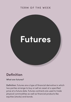 an info sheet with the words future and definition