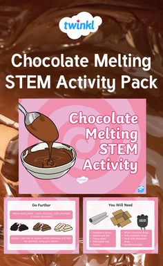 Chocolate Science Fair Projects, Chocolate Stem Activities, February Stem, Food Science Experiments