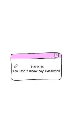 a pink and white text box with the words hatta you don't know my passport