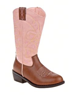 Kensie Girl Little Kids Cowgirl Boots. Stylish adorable cowgirl boots that have fun topstitching and an almond toe design. They will keep her warm in the winter and will still be comfortable in the summer.

These kicks stay comfortable all day, thanks to their super comfortable high-quality padding materials. Your kid can just get on these kicks and be ready for the day.Kensie Girl Little Kids Cowgirl Boots Pink Casual,Vintage,Fashionable        Kids Shoes, size features are:Bust: ,Length: ,Slee Kids Cowgirl Boots, Cowgirl Boots Pink, Cowgirl Boots For Kids, Pink Cowgirl Boots, Fashionable Kids, Pink Cowgirl, Kids Boots, Toe Designs, Cowgirl Boots