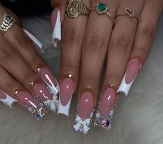 Polygel Ideas, Customize Nails, Ombre Acrylic Nails, Nail Sets, Long Square Acrylic Nails