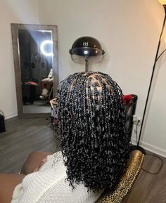 Short Bob Boho Knotless Braids, Boho Knotless Braids Shoulder Length, Braided Hairstyles Shoulder Length, Hairstyles For Black Women Natural Hair, Shoulder Length Boho Braids, Retro Braids, Short Bohemian Knotless Braids, Shoulder Length Braids, Boho Bob