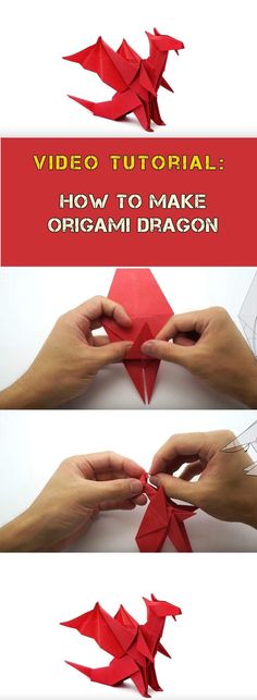 how to make an origami dragon