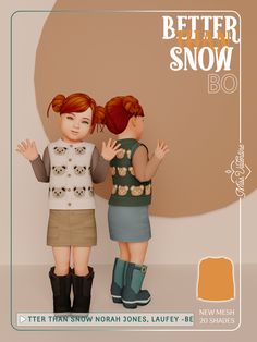 Better Than Snow 9/9  #Sims4CC #Sims4Clothing #Sims4Fashion #Sims4CAS #Sims4Winter #Sims4Toddler Sims 4 Toddler, Knitted Animals, Sims 4 Cas, Sims 4 Clothing, Toddler Clothes, Sims 4 Cc, Sims Resource