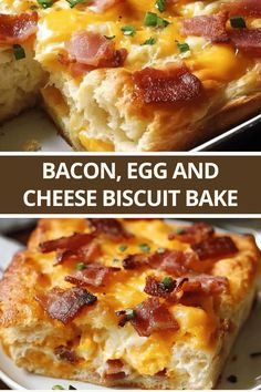 bacon, egg and cheese biscuit bake