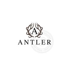 the antler logo on a white background