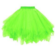 PRICES MAY VARY. Material: tulle, lining inside, Elastic waistline Multi-layers hemline S/M waistline: 23.6''-31.4'' ( 60-80cm), approx.US Size 2- US12 L/X-L waistline: 31.4''-39'' (80-100cm), approx.US Size 12- US18W XXL/XXX-L waistline: 39''-65'' (100-166cm), approx.US Size over 18W Length: approx. 18" /45.5cm, knee length from the waist to hem This petticoat consists of multi-layers, fluffy type in the natural state. One Layer of lining to prevent scratching gentle sensitive skin. Elastic wai 1950s Shorts, Tutu Skirt Women, Tulle Petticoat, Carnival Dress, Dressup Party, Princess Ball Gowns, Bubble Skirt, Dance Skirt, Half Slip