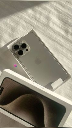 the new iphone 11 pro is in its box