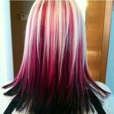 Black Hair Blonde Tips, Highlight Ideas, Ombré Hair, Hair Inspiration Color, Rainbow Hair, Cool Hair Color, Crazy Hair, Love Hair