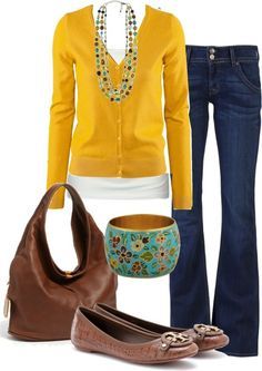 Marco Bicego, Mode Casual, Stitch Fix Inspiration, Yellow Sweater