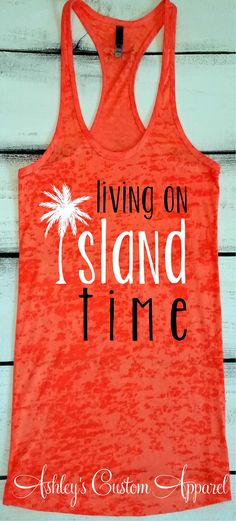 Island Time Shirt Beach Vacation Top Living on Island Time Tank Swimsuit Cover Up Cruise Shirts Beach Tanks Summer Tank Tops Vacation Shirts Made with a solid print. Additional listings available with a glitter print. Please see additional photos for product measurements. This is a Next Level Burnout Razorback tank top. It is a high quality light airy tank top that will not disappoint. The burnout tanks generally fit true to size (women's sizing). If you are between sizes or prefer a looser fit Bahamas Vacation Outfits, Beach Vacation Tips, Camisa Liverpool, Vacation Shirts Beach, Klopp Liverpool, Tank Top Swimsuit, Beach Vacation Packing, Vacation Tank Top, Summer Tanks