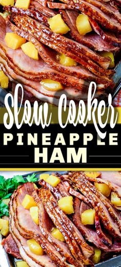 slow cooker pineapple ham is the perfect side dish for any holiday dinner or brunch