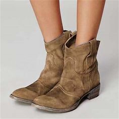 Category:Boots; Upper Materials:PU; Season:Fall,Winter; Heel Type:Low Heel,Chunky Heel; Gender:Women's; Toe Shape:Pointed Toe; Type:Booties Ankle Boots; Style:Casual,Elegant,Minimalism; Heel Height(inch):<1; Outsole Materials:Rubber; Occasion:Daily,Outdoor; Closure Type:Loafer; Pattern:Solid Color; Listing Date:08/07/2023; Production mode:External procurement; 2024 Trends:Slouchy Boots,Plus Size; Foot Length:; Foot Width:; SizeChart1_ID:2:184043; Size chart date source:Provided by Supplier. Cheap Ankle Boots, Flat Heel Boots, Western Ankle Boots, Low Heel Boots, Winter Fashion Boots, Slouchy Boots, Spring Boots, Winter Ankle Boots, Rounded Toe Boots