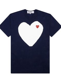 Cdg Heart, Collection Clothes, Comme Des Garcons Play, Comme Des Garcons, The Social, Dark Blue, Ready To Wear, Fashion Home Decor, Fashion Home