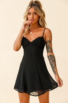 Black Graduation Dress, Good Morning Angel, Detailed Black Dress, Black Sundress, Selfie Leslie, Black Homecoming Dress, Tie Up Heels, Rush Dresses, Angel Dress