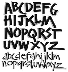 10 Super Easy Hand Lettering Techniques with an Artful Spin Easy Hand Lettering, Lettering Techniques, Joanne Sharpe, Learn Hand Lettering, Doodle Fonts, Free Script Fonts, Hand Lettering Fonts, Hand Lettering Alphabet