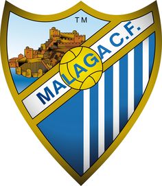 a soccer ball sitting on top of a blue and yellow shield with the words maagf