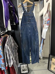 Vintage 90s Key Blue Denim Overalls Size 34x30 Made In USA Please View All Pictures to Judge Condition and Flaws; in overall good condition. Width:17" Length:53" Inseam:30" Leg Opening:9" All Sales Are Final! Feel free to message us at any questions or concerns. Thank you! Blue Straight Leg Overalls For Streetwear, 90s Style Denim Overalls With Pockets, 90s Denim Overalls With Pockets, Blue Denim Overalls For Streetwear, 90s Style Blue Denim Overalls, Blue Denim Overalls, Denim Overalls, Blue Jeans, Vintage 90s