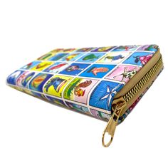 This wallet features a classic Loteria design with space for all of your essentials! It's compact in size, but has plenty of room to stash all of your cash, cards, and more. Measures approximately 4" x 7.75" Trendy Travel Wallets Rectangular Shape, Trendy Travel Wallet Rectangular, Trendy Travel Wallets Rectangular, Trendy Rectangular Wallets For Gift, Retro Wallets With Interior Card Slots, Trendy Wallet With Card Slots In Rectangular Case, Trendy Wallet With Interior Card Slots, Retro Bags With Card Slots For Daily Use, Trendy Wallet With Card Slots