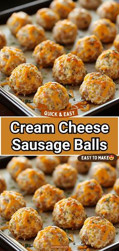 Cream cheese sausage balls are the ultimate crowd-pleaser. With their creamy, cheesy, and savory flavor, they make the perfect appetizer for holiday gatherings, game days, potlucks, or casual family dinners. This simple yet irresistible recipe combines pork sausage, cream cheese, Bisquick, and cheddar cheese to create a dish that will have everyone coming back for seconds. Finger Foods Recipes Simple, Finger Food For Party Easy, Snacks For Snow Days, Sausage Cheese Balls Bisquick, Bingo Snacks Ideas, Sausage Balls Cream Cheese, Group Food Ideas, Warm Snacks, Vacation Snacks