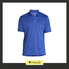 in stock Men In Uniform, How To Buy Land, Big & Tall, Polo Shirts, Lands End, Cobalt Blue, Men Short Sleeve, Cobalt, Mens Short